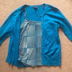 Cardigan/tank set
